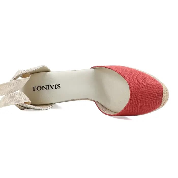Espadrille à semelles compensées pour femmes