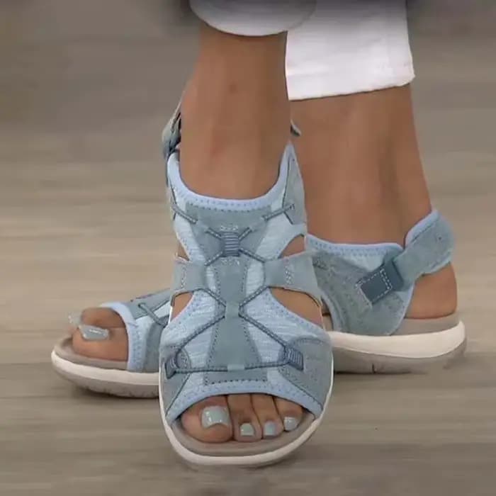 Femmes sandales mode chaussures d'été décontracté en plein air plage sandale confortable ouvert bout plat chaussures grande taille sandalias femininas