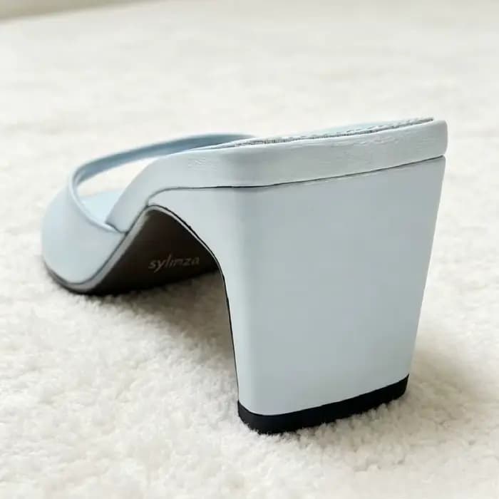 Sandales mules en cuir souple PU pour femmes