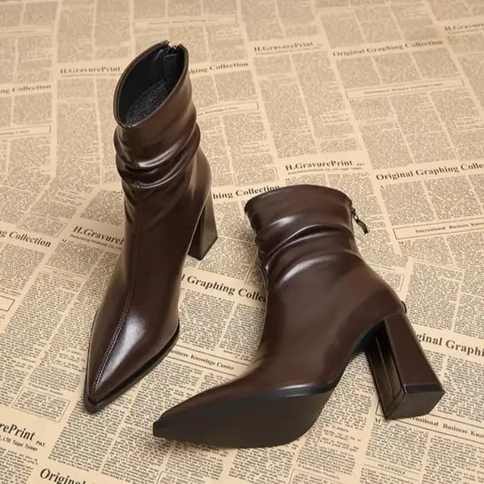 Bottines Chelsea à talons hauts pour femme