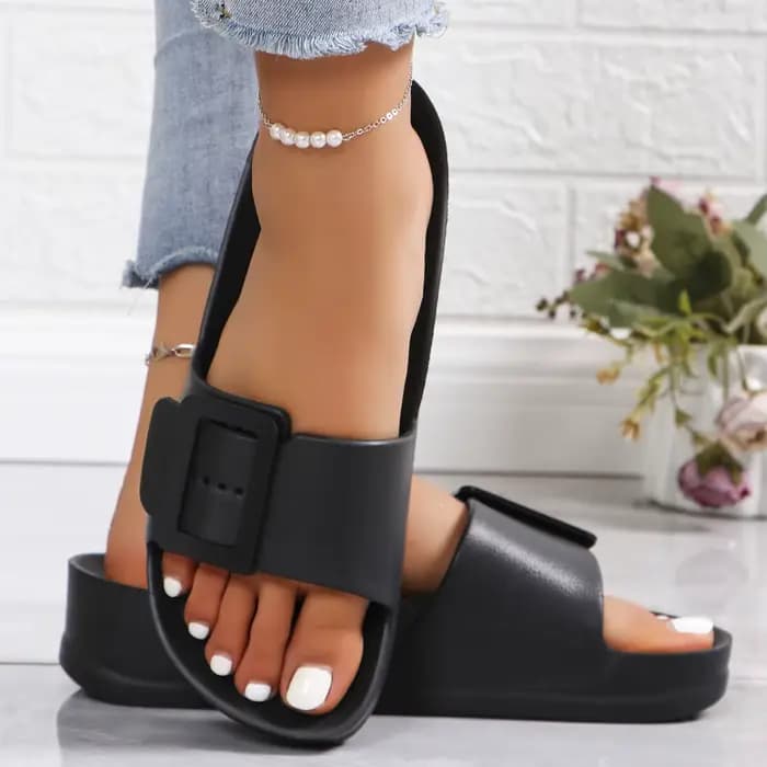 Sandales pour femmes, pantoufles de plage à la mode