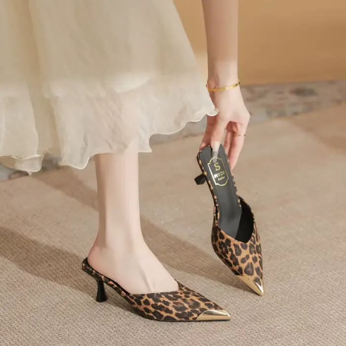 Mules à talons hauts pour femmes