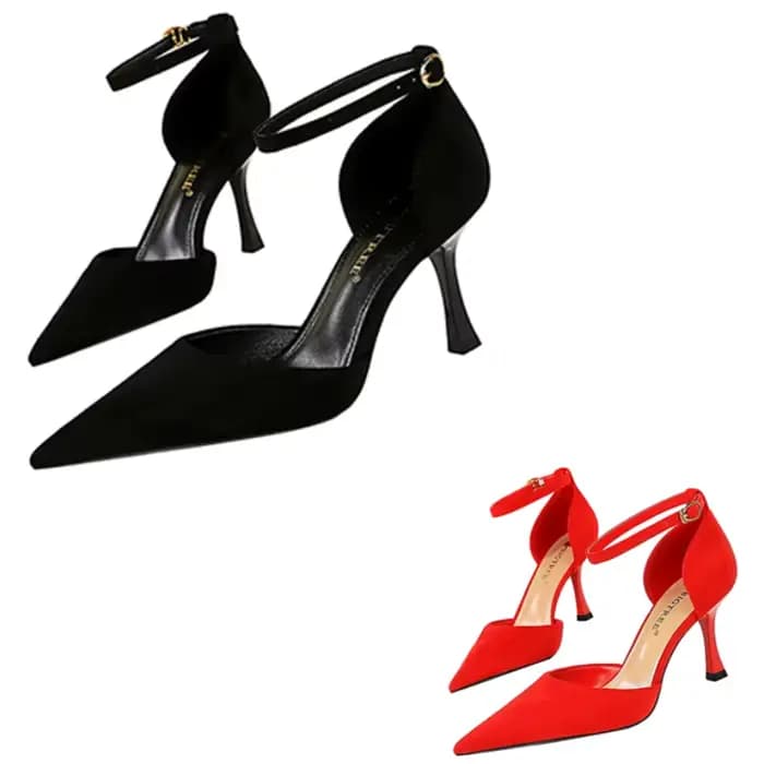 Sandales de Bal Concise à Talons Hauts de 8cm pour Femme