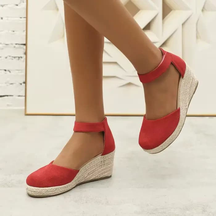 Espadrille tendance d'été à semelles compensées pour femmes