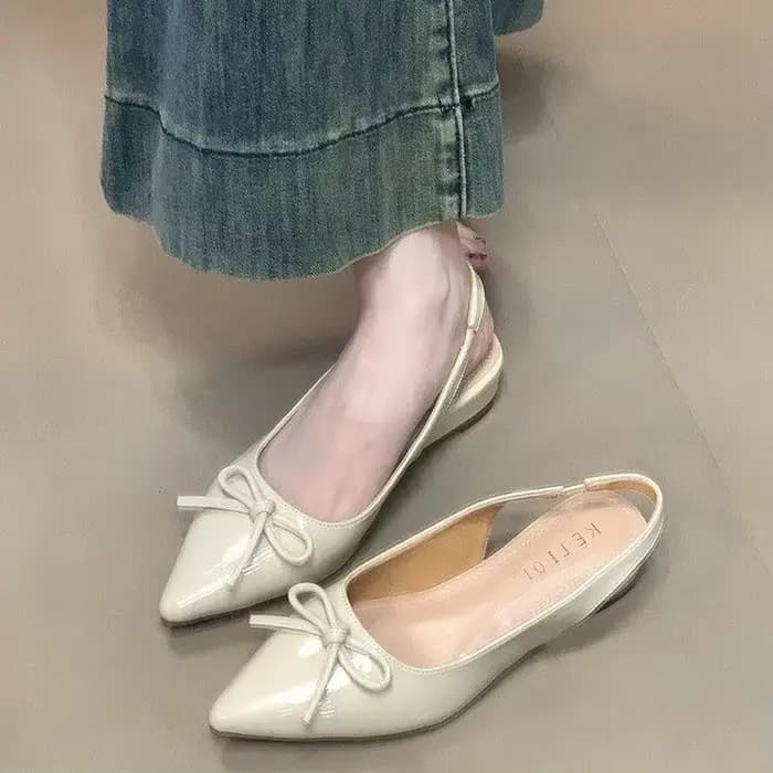 Nouveau Été couverture orteil femmes chaussures plates sandales élégantes Slingbacks Muels