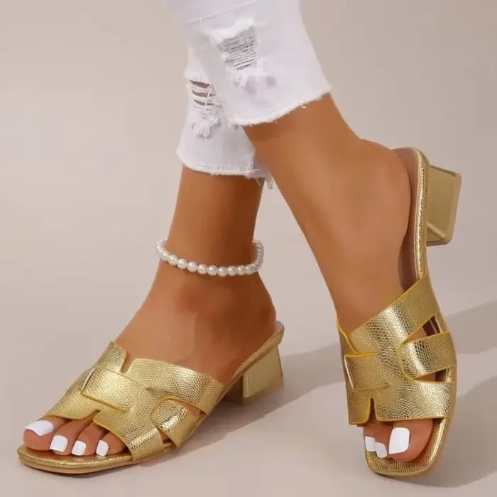 Sandales à Talons Épais pour Femme