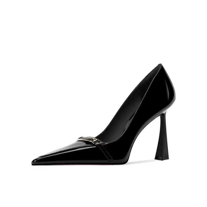 Escarpins noirs à talons hauts pour femmes