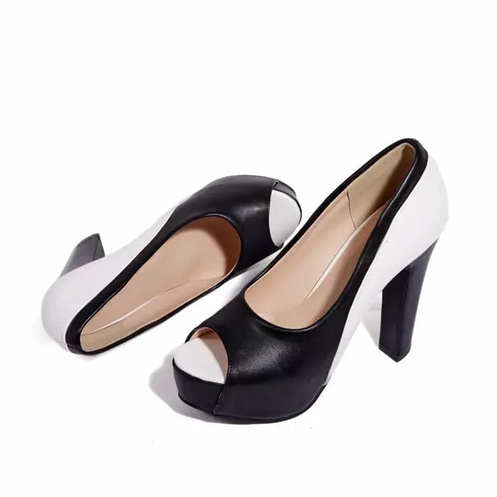 Zapatos De Mujer chaussures élégantes pour femmes sandales à talons hauts noirs pour les fêtes bureau bout ouvert pour l'été grande taille 44 45 T8608