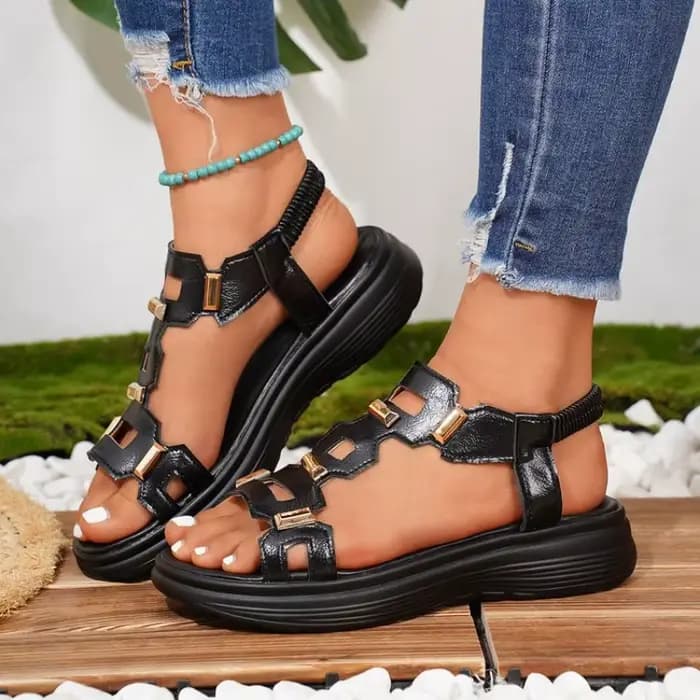 Sandales pour femmes, chaussures d'été