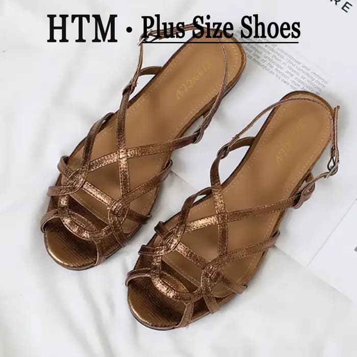 Chaussures plates tressées à bride en T pour femmes