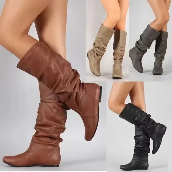Bottes mi-mollet pour femmes