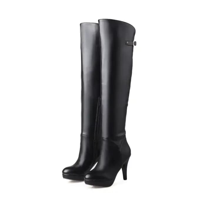Bottes d'hiver sexy et décontractées à talons hauts pour femmes