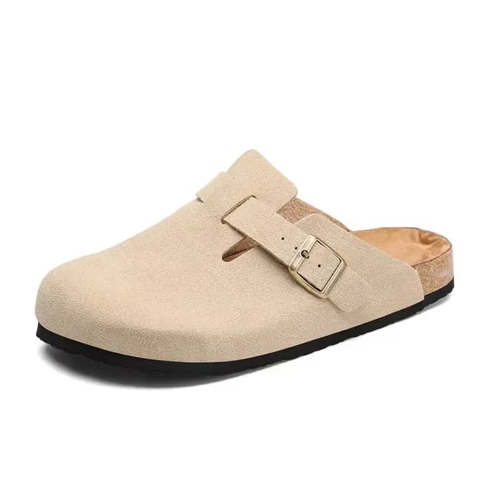 Sandales en cuir suédé pour hommes et femmes