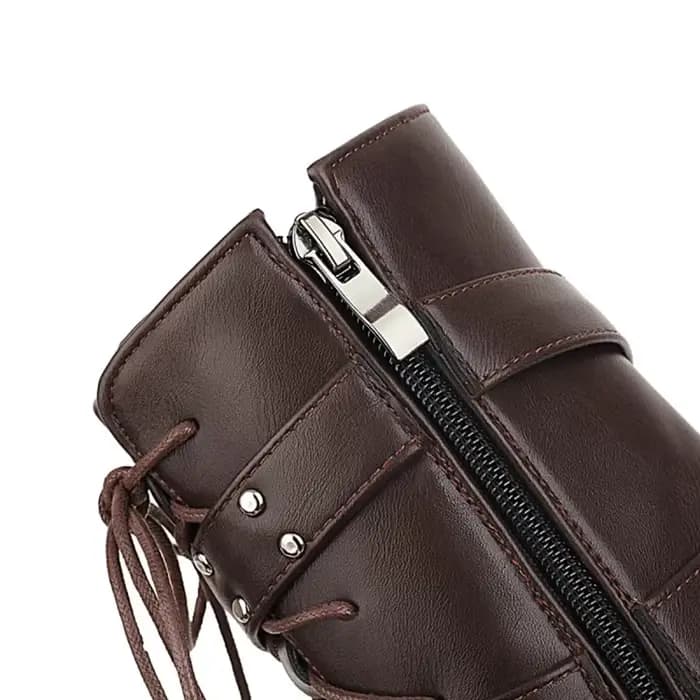 Bottines à lacets avec fermeture éclair pour femmes