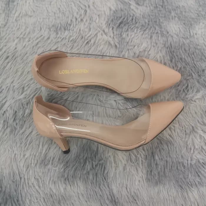 LOSLANDIFEN – escarpins en PVC Transparent pour femmes