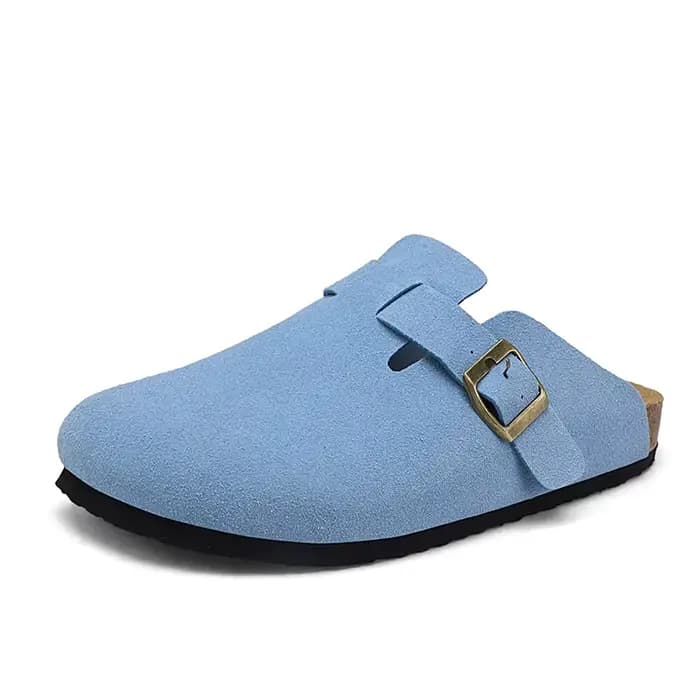 Sandales en cuir suédé pour hommes et femmes