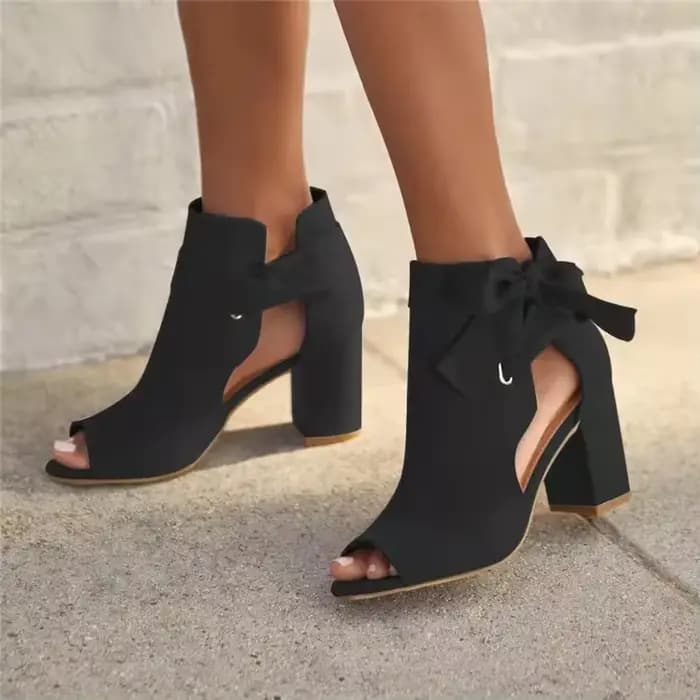 Escarpins à talons hauts épais pour femmes