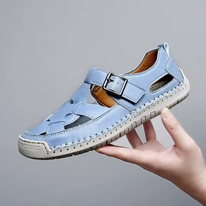 Nouvelles sandales en cuir pour femmes