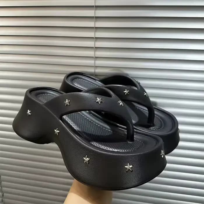 Sandales d'été à talon épais pour femme