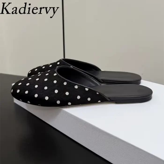 Mules en daim pour femme