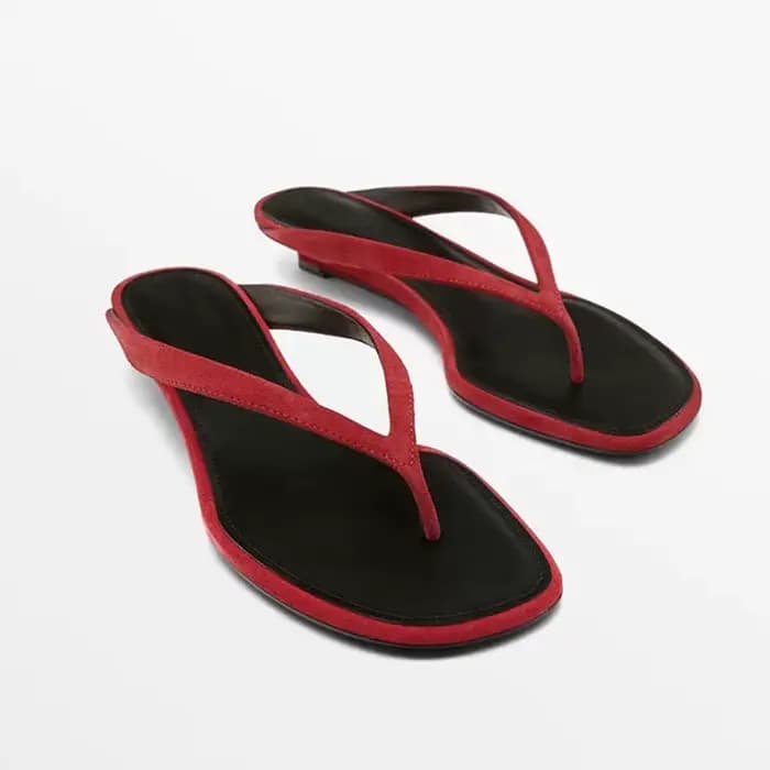 Sandales compensées à talon bas, mules et claquettes sexy pour femmes, chaussures de luxe tendance pour l'été