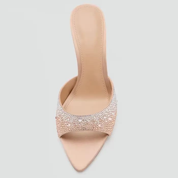 Sandales élégantes à talons aiguilles et bout pointu pour femme