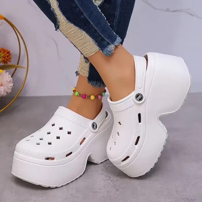 Sandales à Talons Épais Souples pour Femme