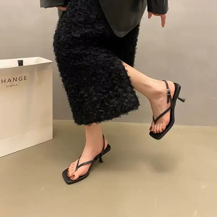 Sandales à Talons Longs et Bas pour Femme