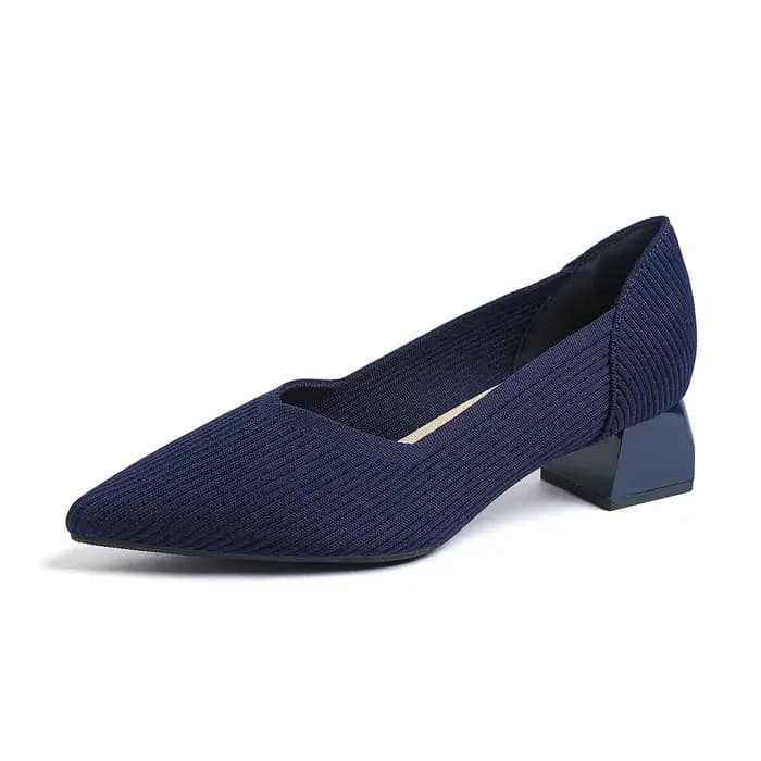 Chaussures décontractées à talons carrés pour femmes