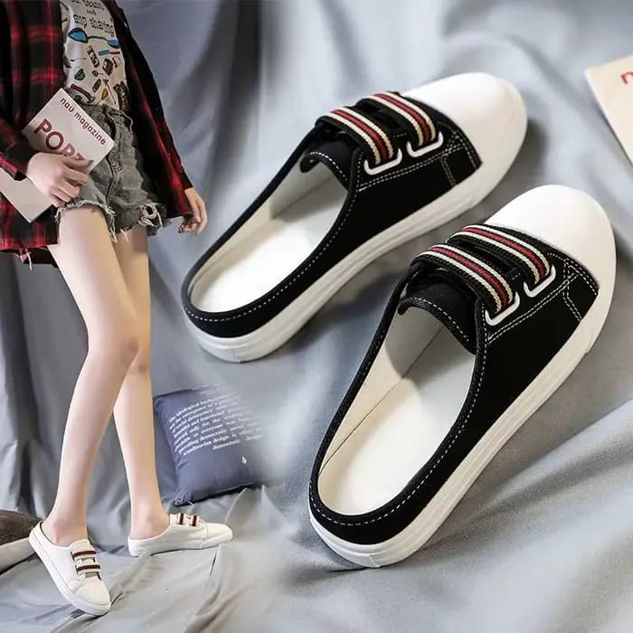 Mules en Toile pour Femme