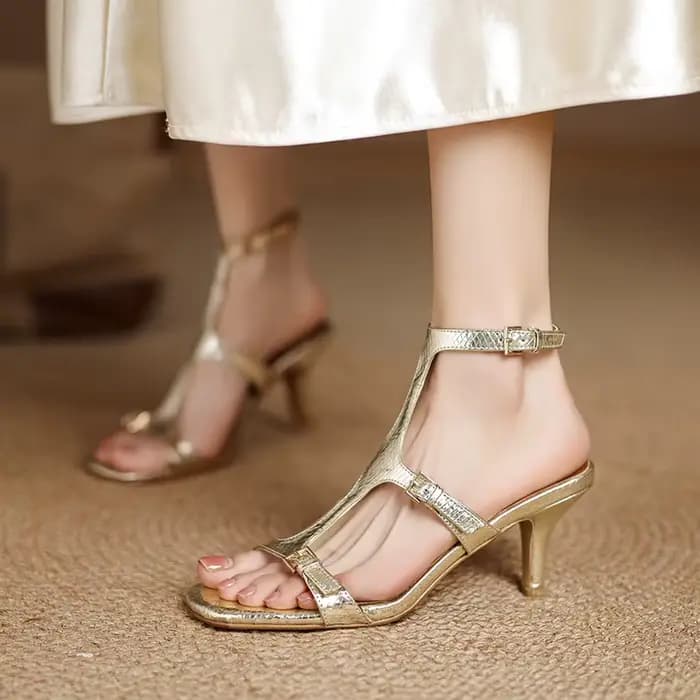 Sandales d'été en microfibre pour femmes