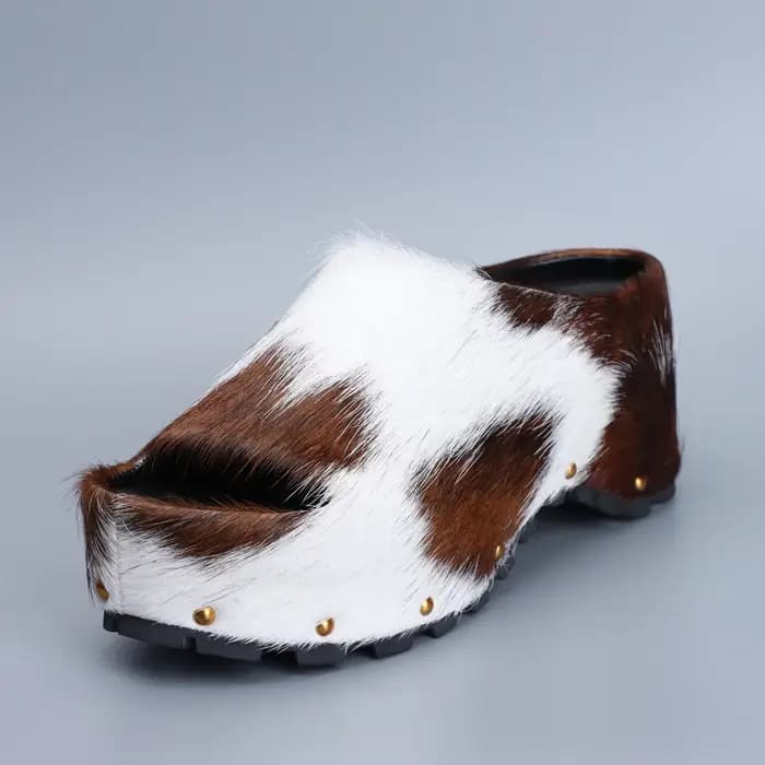 Mules à plateforme de luxe pour femmes