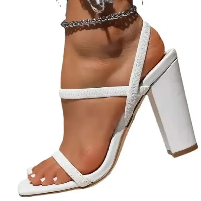 Sandales à talons épais pour femmes