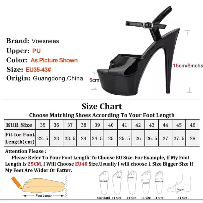 Sandales noires à talons fins pour femmes