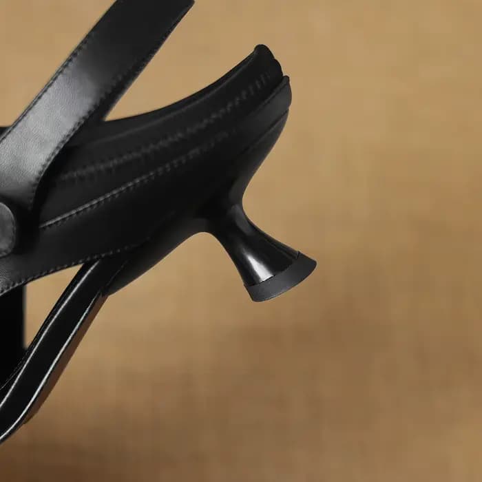 【JOCHEBED HU】 Sandales en cuir véritable faites à la main pour femmes