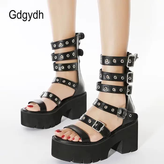 Gdgydh – sandales de gladiateur d'été pour femmes