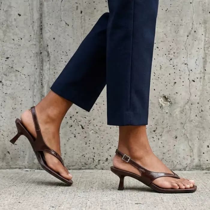 Sandales pour femmes, sandales à talons hauts, style élégant, chaussures d'été pour femmes, confortables, respirantes, sandales à talons en PU