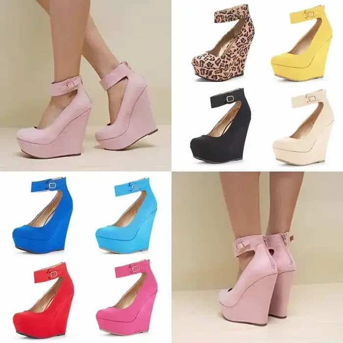 Escarpins à talons compensés pour femmes