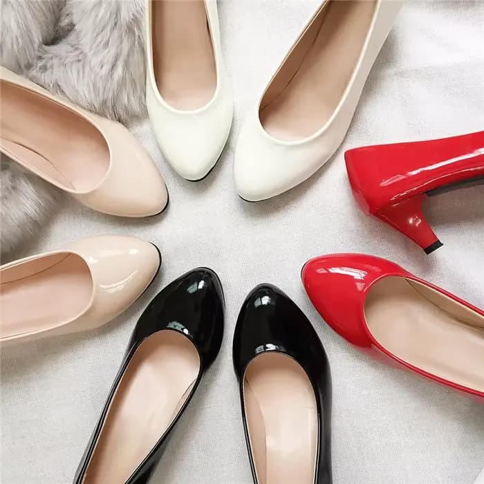 Escarpins à Talons Hauts et Moyens Pointus pour Femme