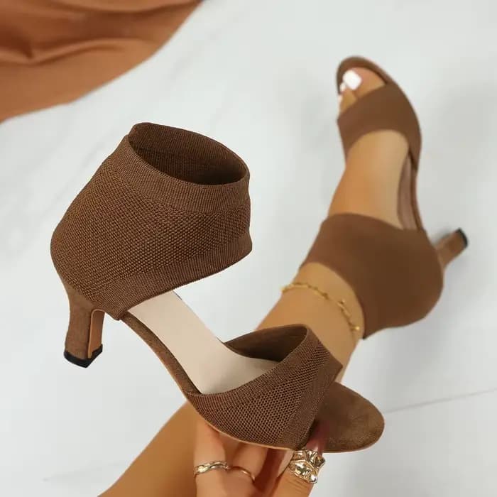 Sandales pour femmes, sandales de luxe à talons hauts