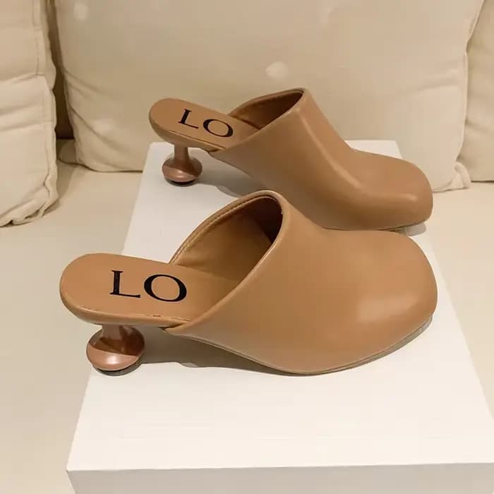 Élégant talons hauts pantoufles concepteur femmes sandales mode Mules chaussures 2025 pompes robe tongs fête Sandalias De Mujer