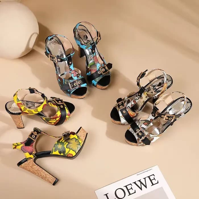 SJoleship-Sandales à talons hauts pour femmes