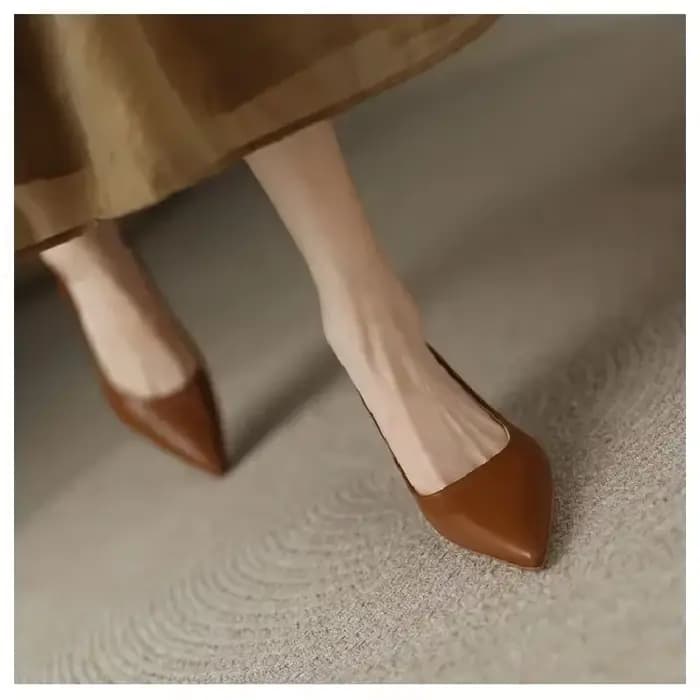 Escarpins de luxe chaussures pour femmes à talons femme talon moyen