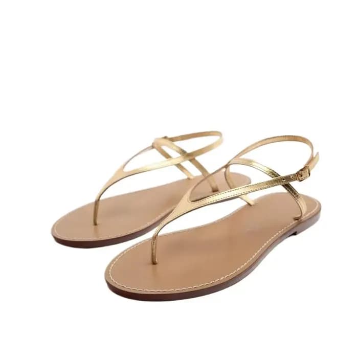Sandales plates pour femmes Été 2026 : Style féerique et épuré avec une seule bride et bout fermé