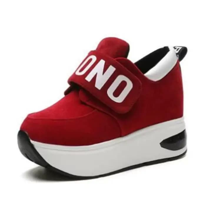 NOUVELLE plate-forme baskets compensées dames chaussures Sneaker