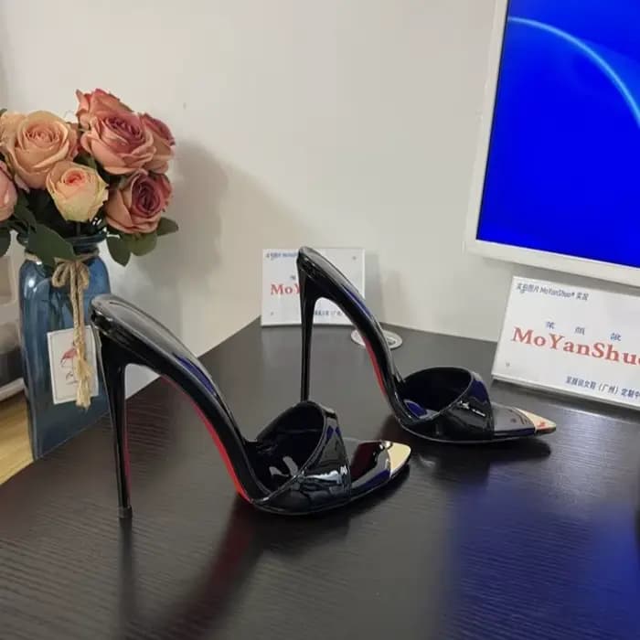 Sandales à talons hauts à bout ouvert pour femme