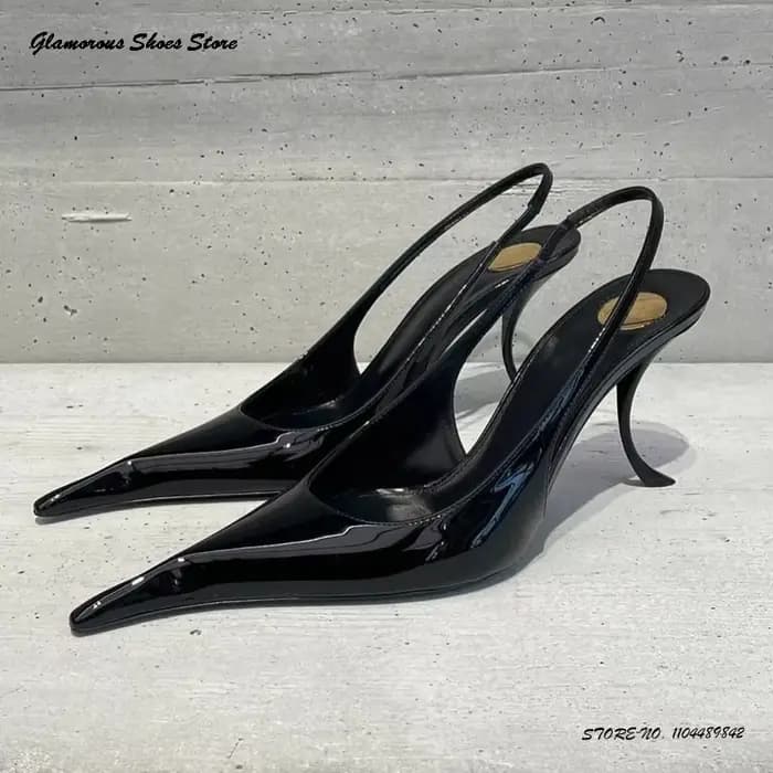 Escarpins Sexy en cuir verni pour femmes