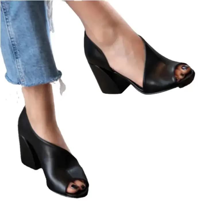 Sandales ouvertes à talons hauts pour femmes