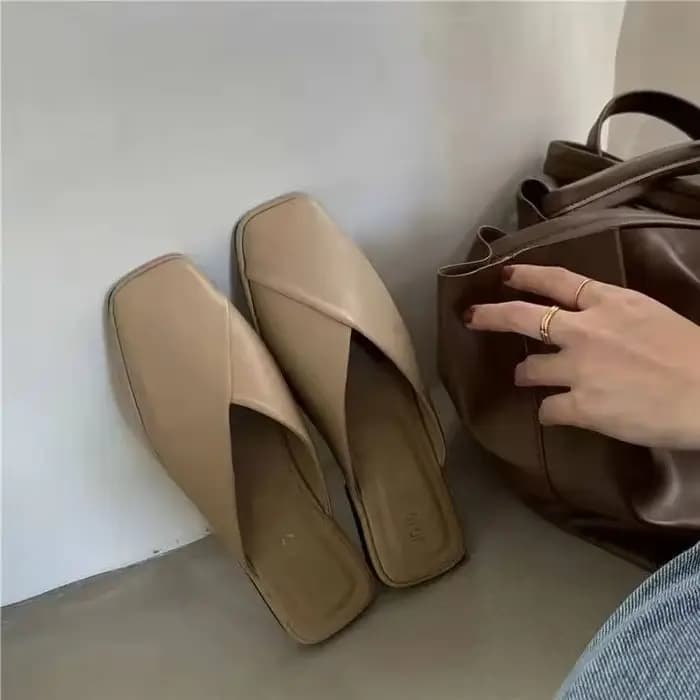Mules d'été élégantes à bout fermé pour femmes