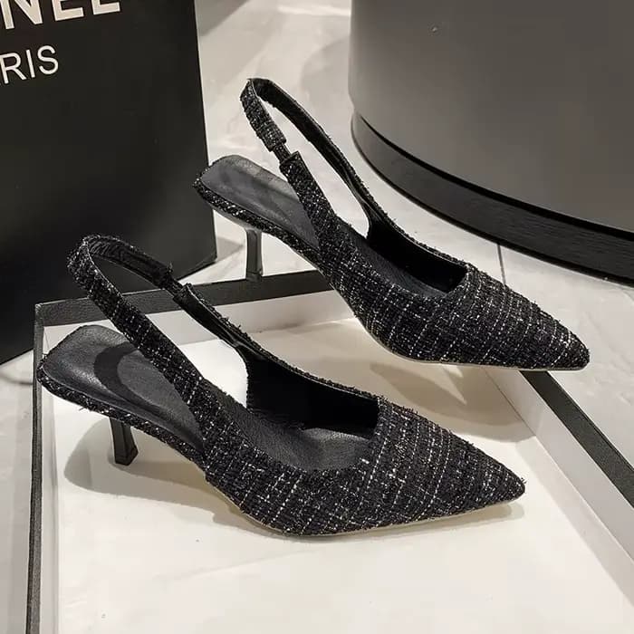 Escarpins Slingbacks de créateur à talons hauts pour femme
